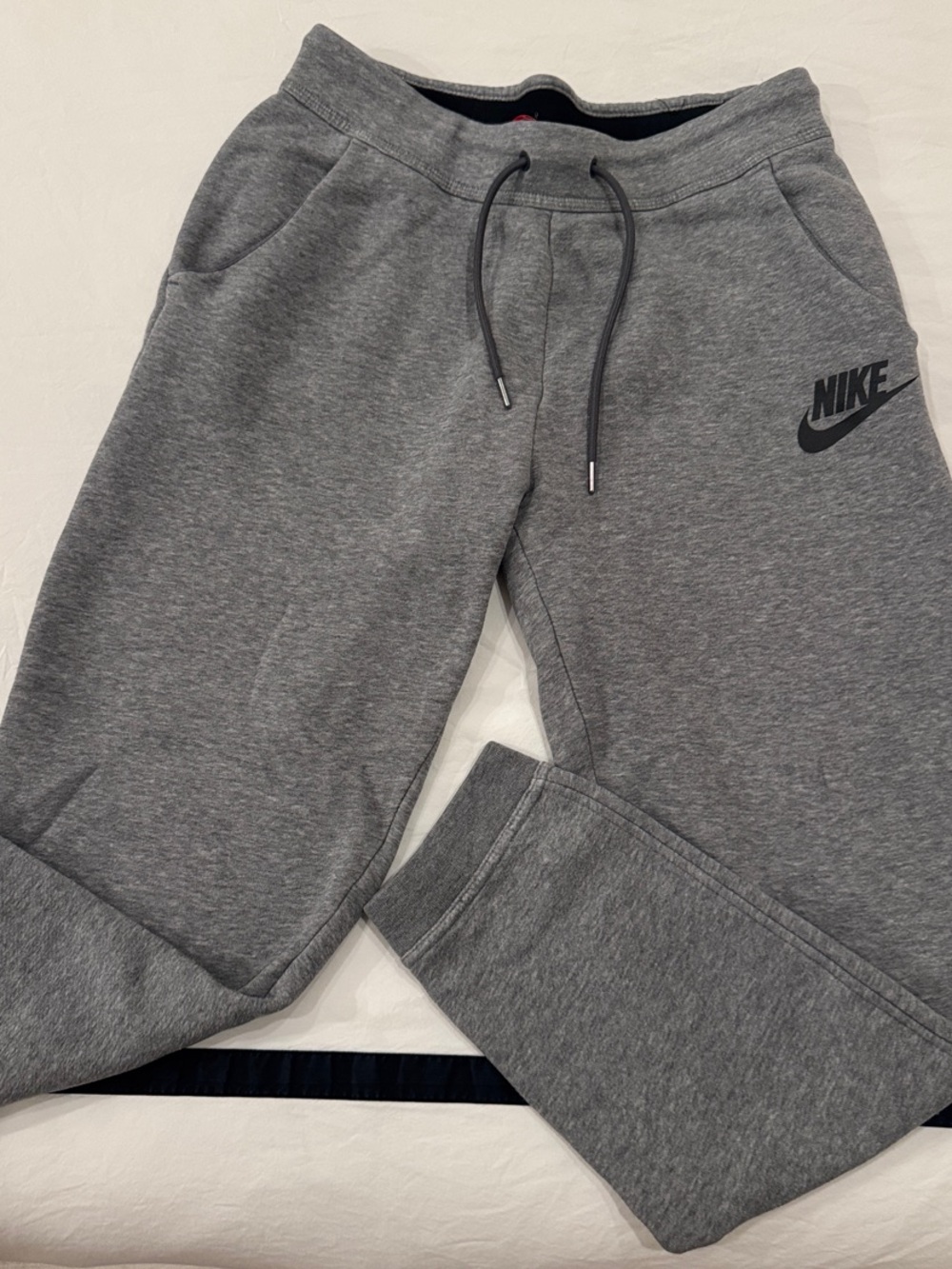 Nike Grey Women’s Fleece Joggers with Drawstring